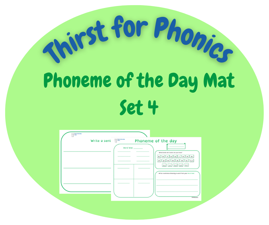 Set 4 Phoneme of the day mat