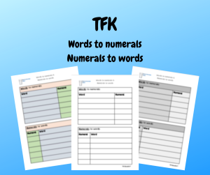 Numerals to words & Words to numerals