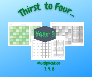 Thirst to four... Multiples - 3, 4, 8