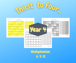 Thirst to four... Multiples - 6, 9, 12