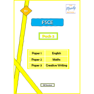 FSCE 11+ Practice test Pack 3 (PDF download)