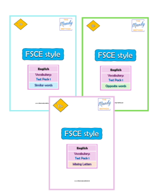 Future Stories (FSCE) 11+ - BUMPER Vocabulary Test Pack 1